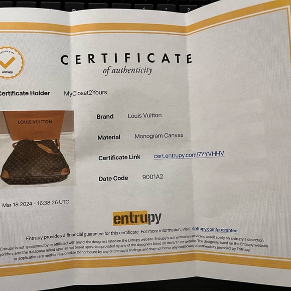 Louis Vuitton Monogram Ballad Shoulder Bag W/COA - Picture 9 of 9